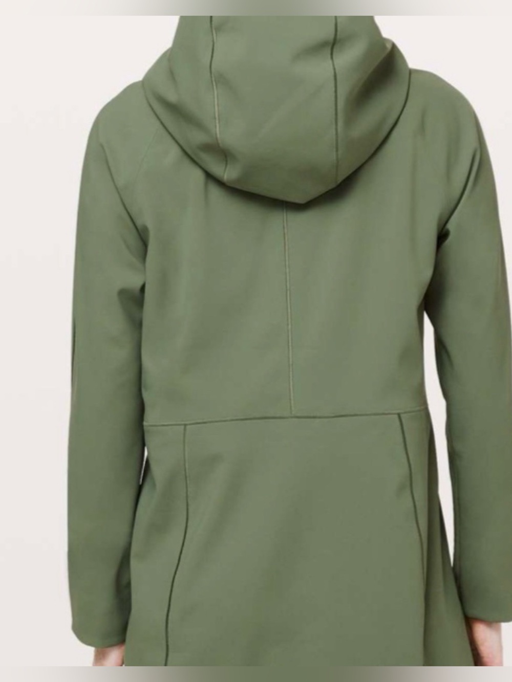 lululemon athletica Glyde softshell Green Hooded Zip Jacket - Picture 8 of 13